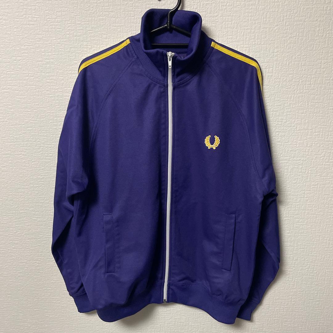 FRED PERRY 紫 トラックジャケット M