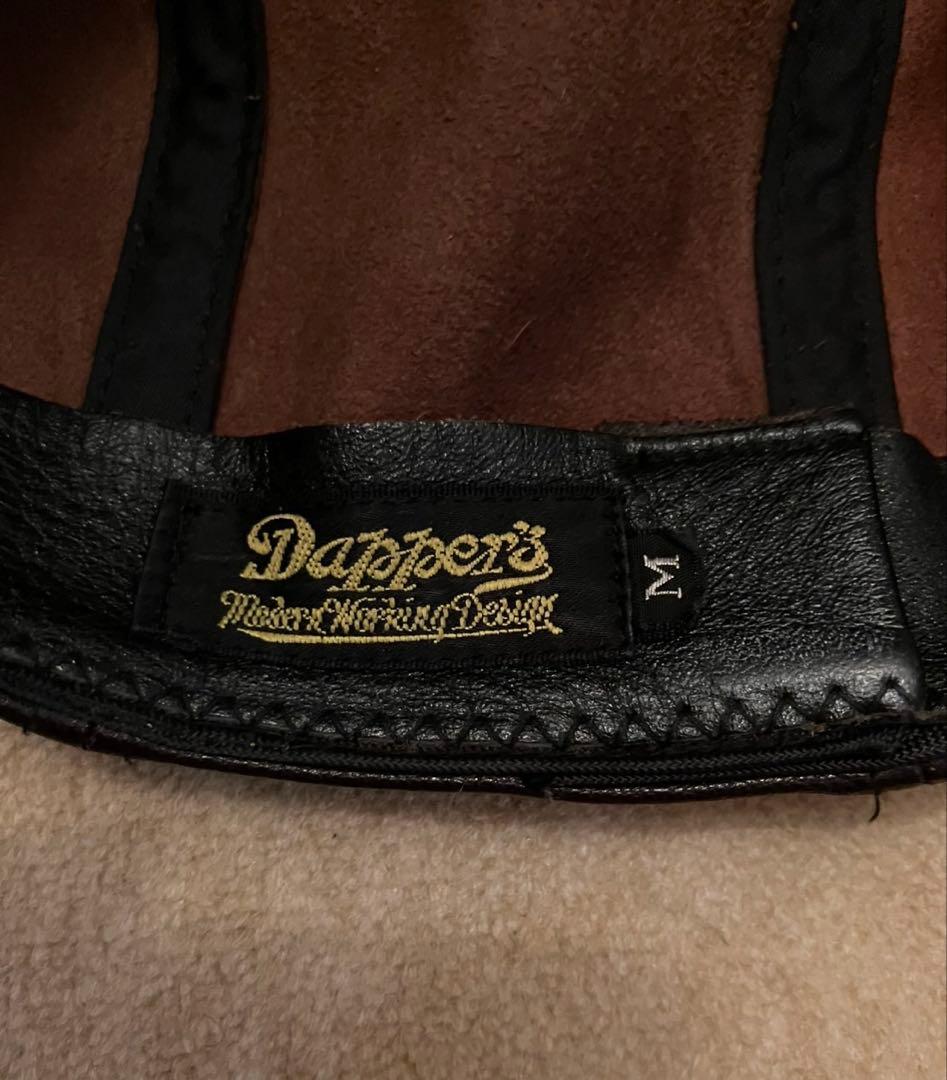 ダッパーズ Dapper's ゴートスキン レザー キャスケット M 帽子
