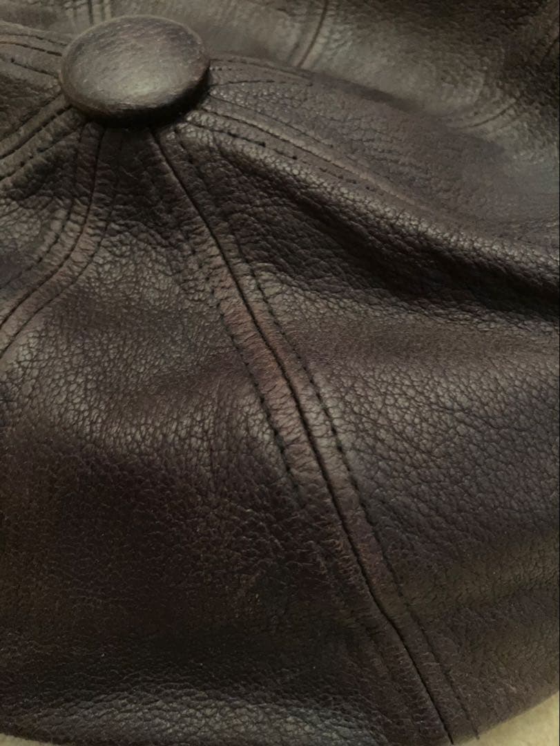 ダッパーズ Dapper's ゴートスキン レザー キャスケット M 帽子