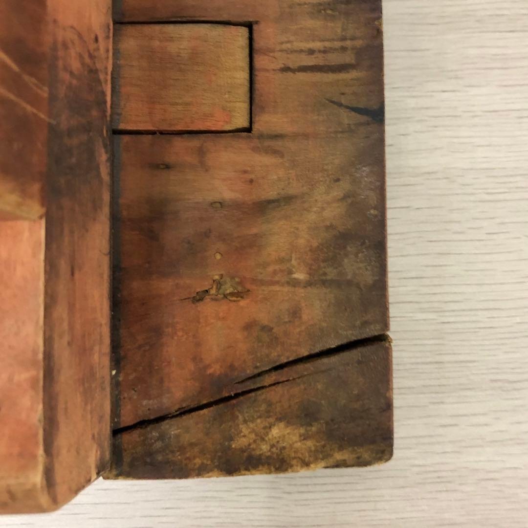 古家具　机　文机　昭和レトロ　アンティーク　木製