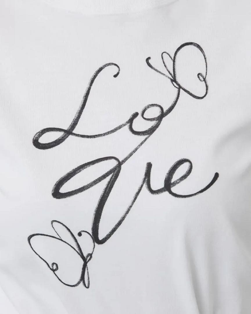 セブンテン　プリントロングTシャツ　（ブラック) M