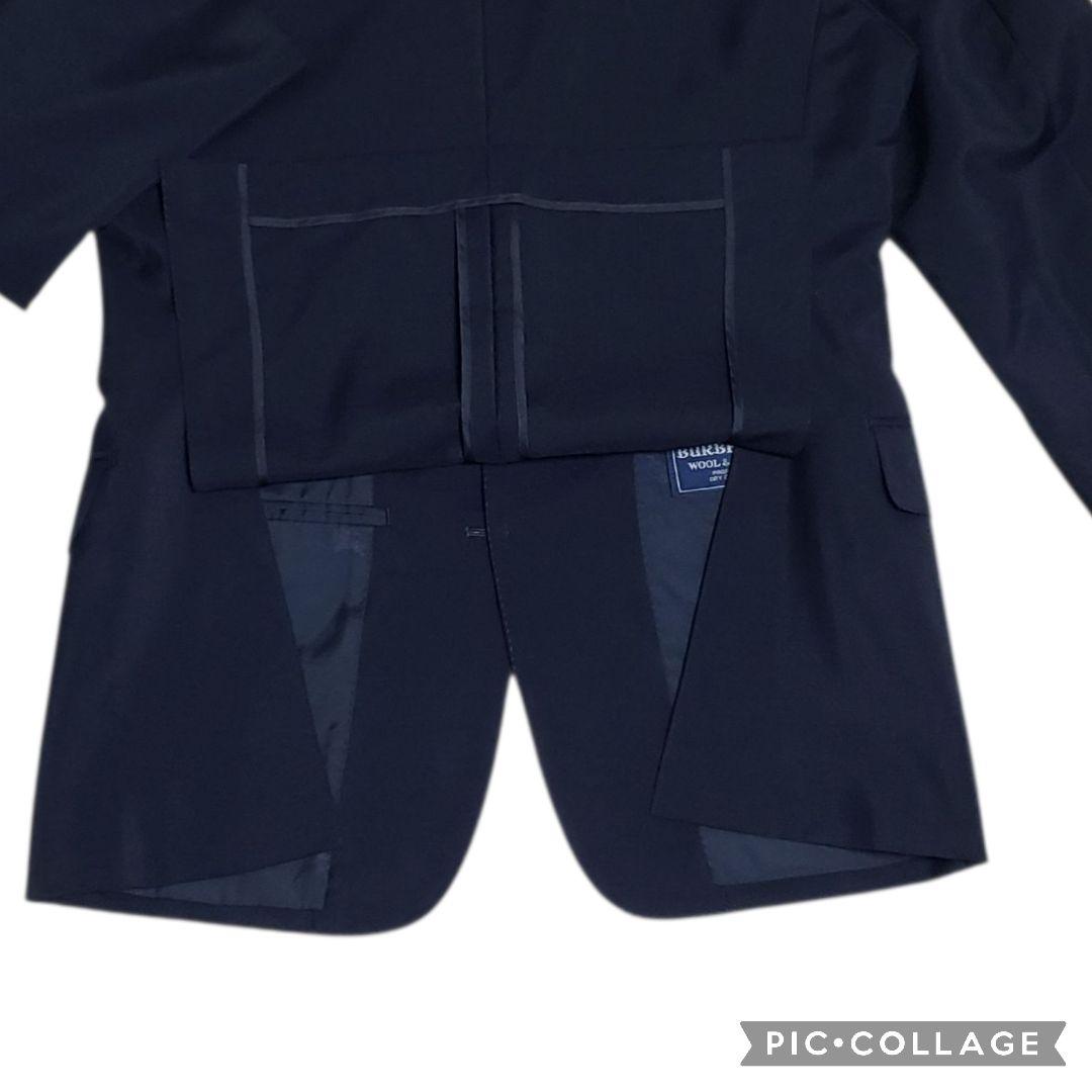 burberrys　金ボタン　モヘア混　2ボタン　A6サイズ　裏地マーク　紺ブレ