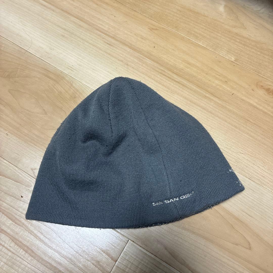 sansangear グレー ニット帽