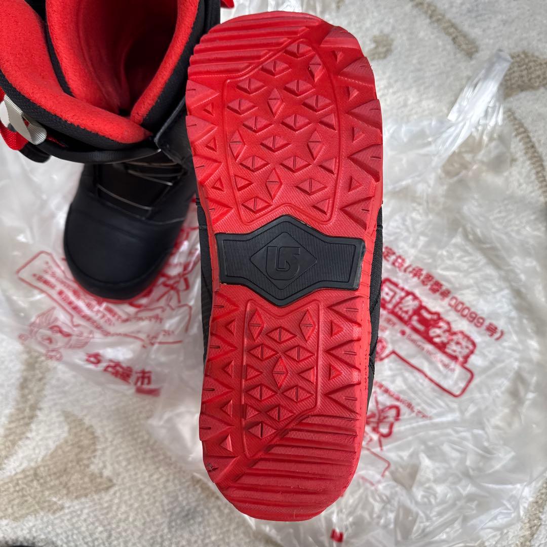 BURTON/バートン ハイライン ボア BOA 28.5 ブラック×レッド