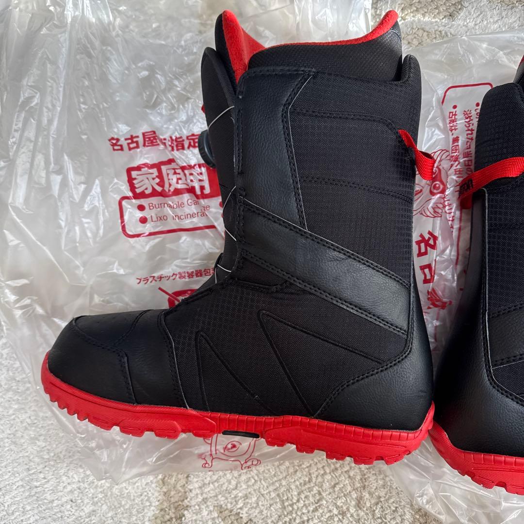 BURTON/バートン ハイライン ボア BOA 28.5 ブラック×レッド