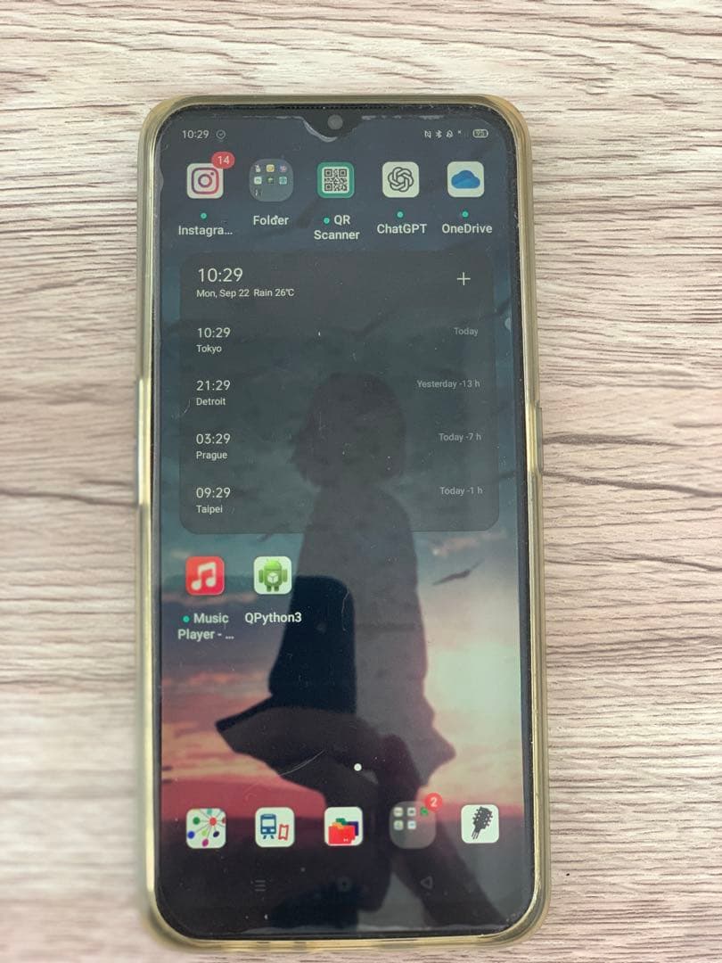 OPPO A5 2020 グラディエントパープル 本体