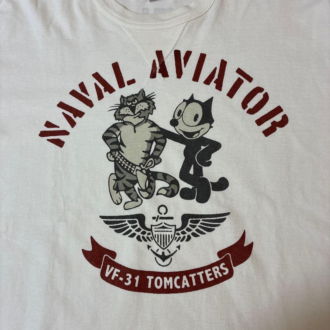 トイズマッコイ　バックプリントTシャツ　フェリックス ザキャット