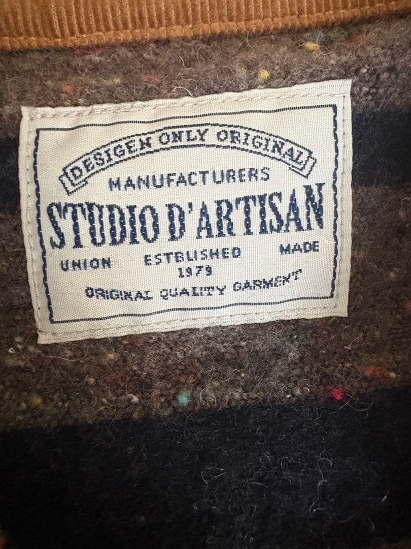 ステュディオダルチザン　ブランケットジャケット