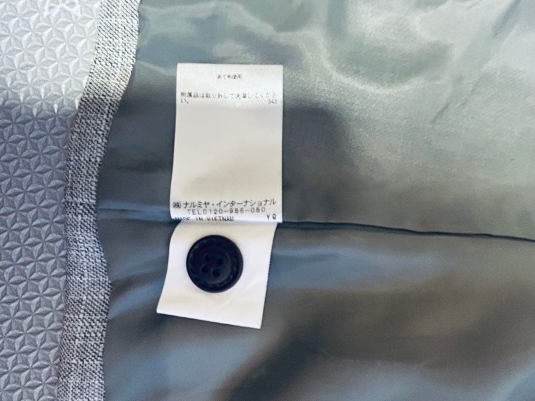 petit main グレージャケット+ショートパンツ