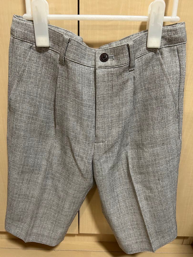 petit main グレージャケット+ショートパンツ