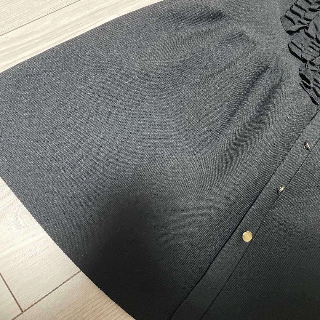 UNITED ARROWS 　Pミニフリルニットベスト　¥28600