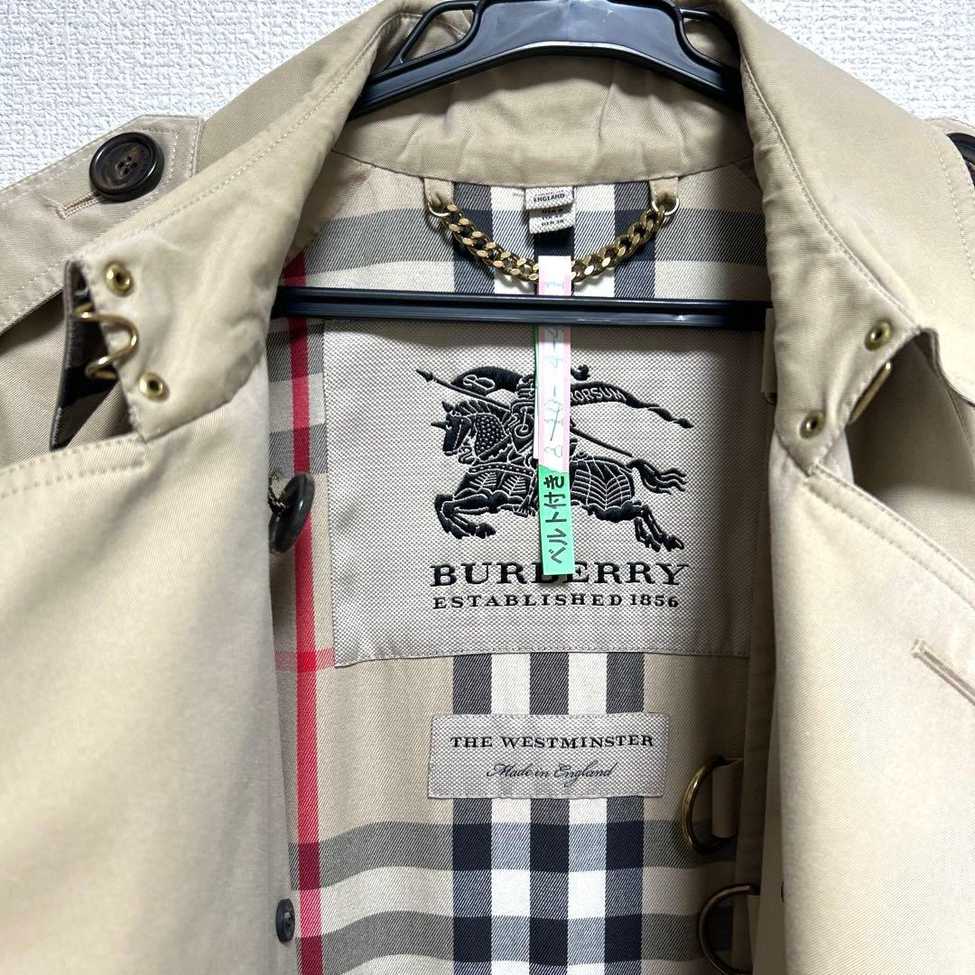 極美品❗️バーバリー ウエストミンスター トレンチコート L UK10