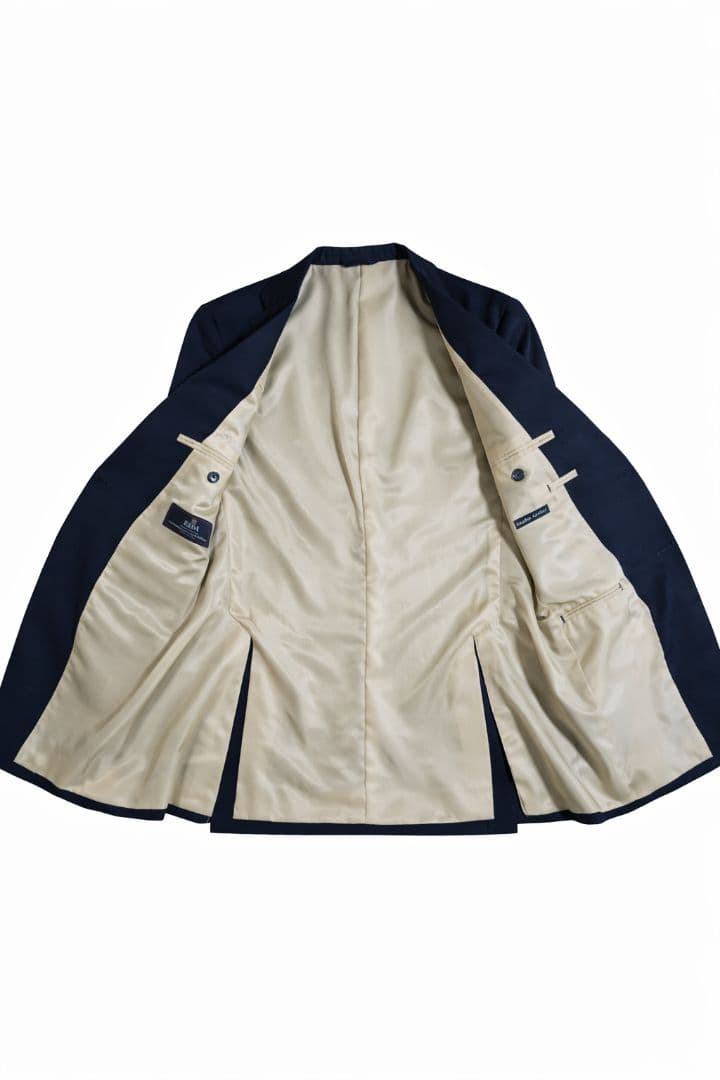 し*い様 麻布テーラー 3ピース フルオーダースーツ ネイビー 本切羽/AMF