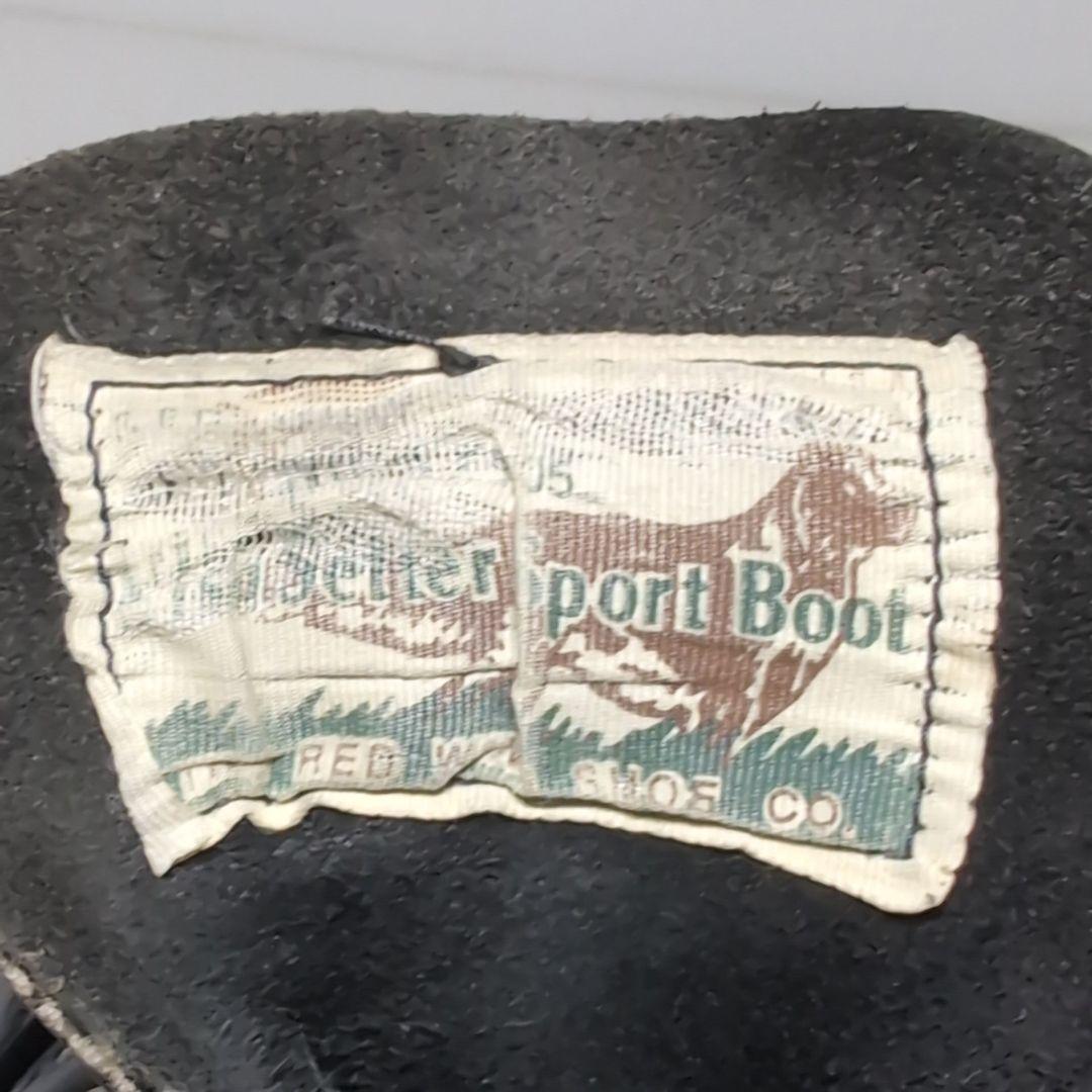 Red Wings/レッドウィング ブラックレザー ブーツ 犬タグ27cm