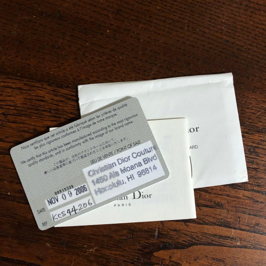 バッグ Christian Dior 2006 leather hand bag WH