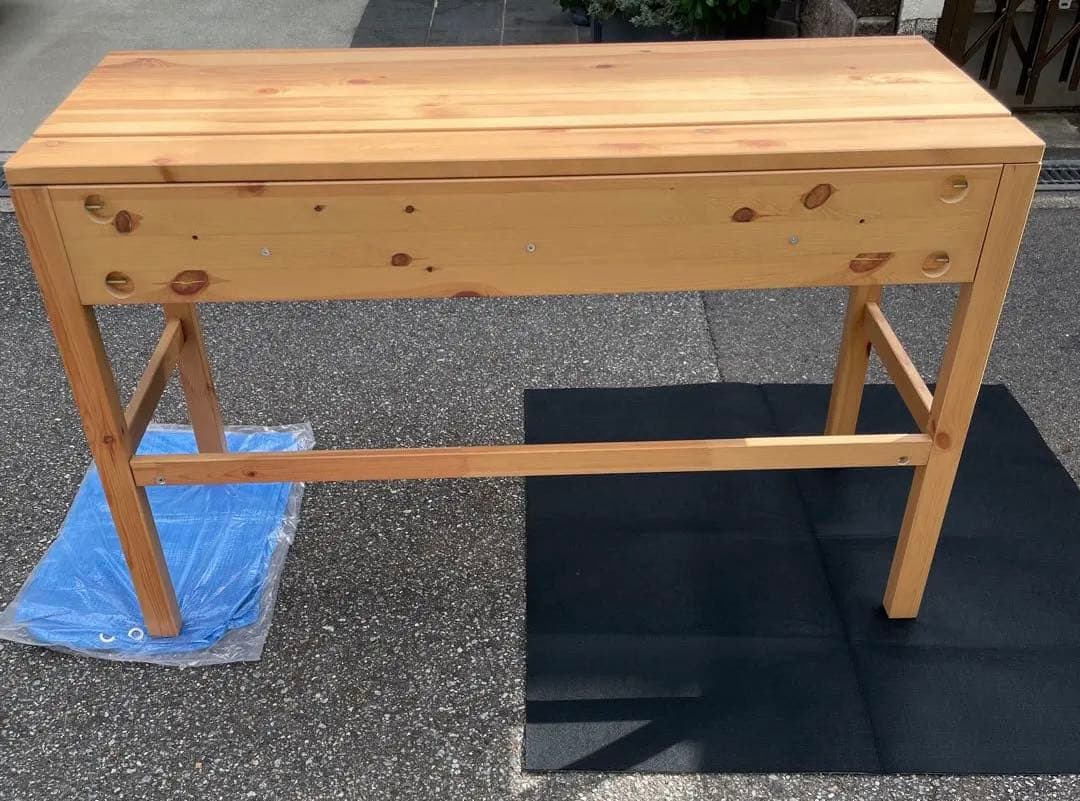 HEMNES デスク 120x47 cm パソコンディスク
