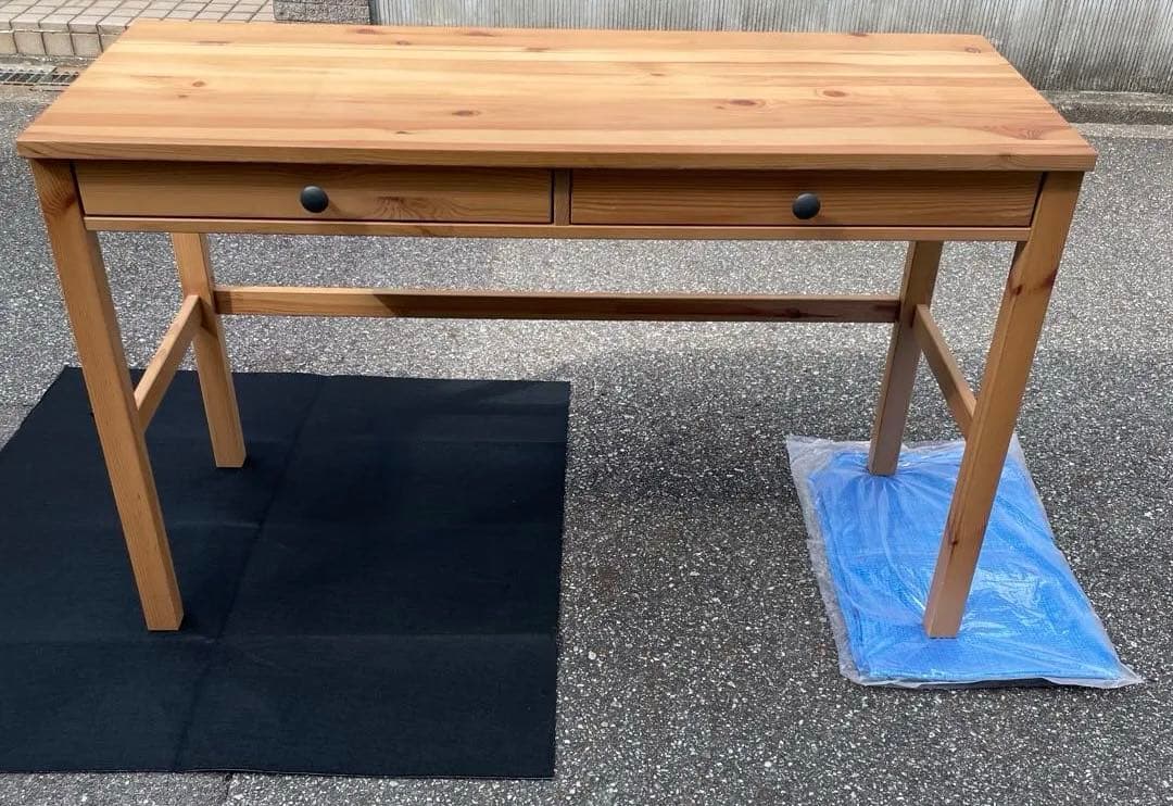 HEMNES デスク 120x47 cm パソコンディスク