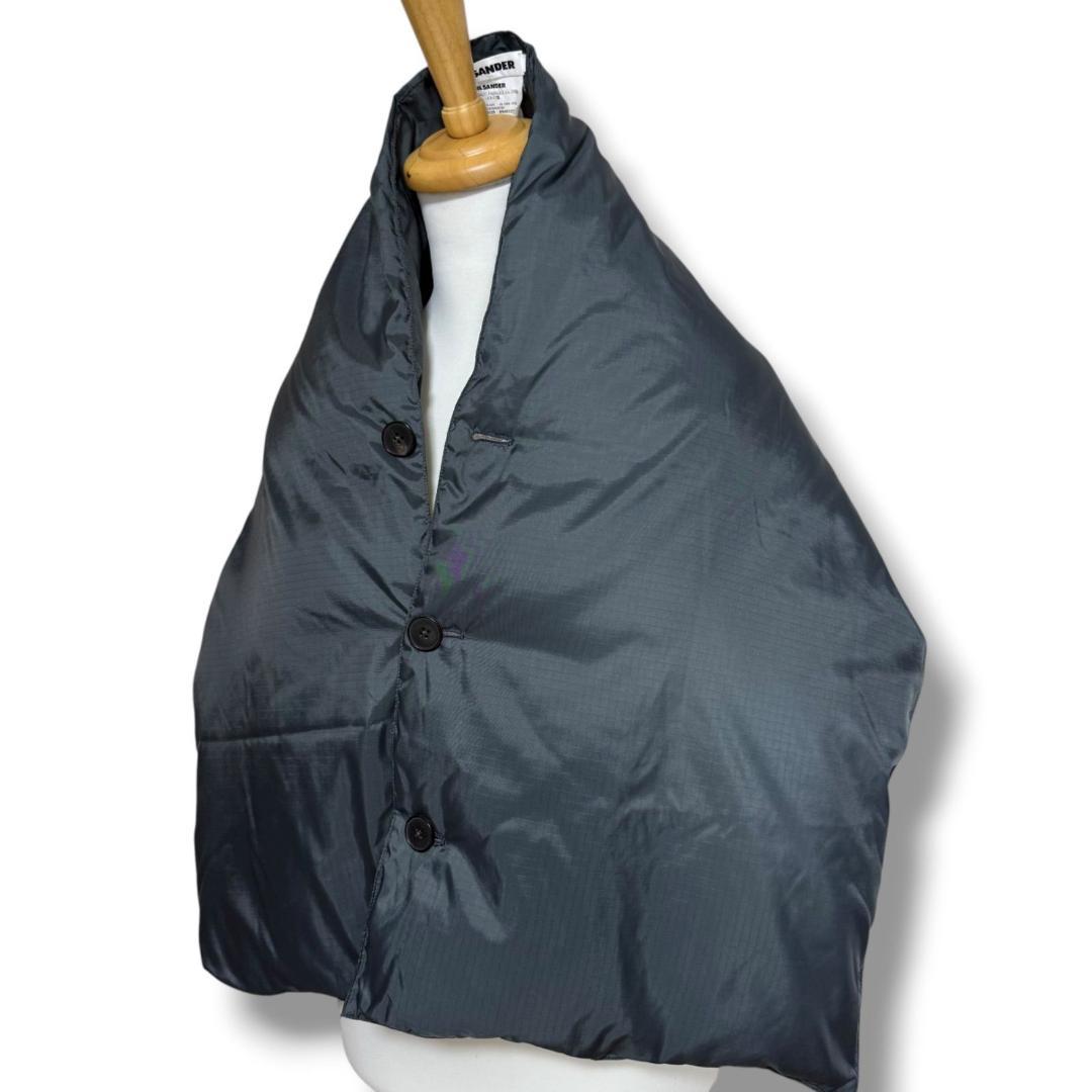 美品 JIL SANDER ダウンケープ ミラノコレクション品 マフラー