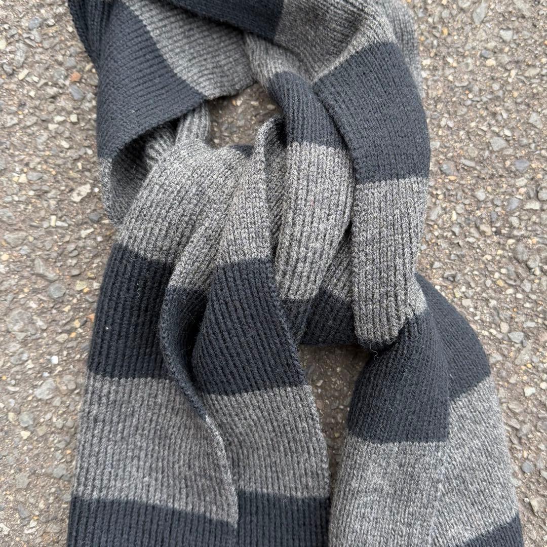 90s old gap ブラック ボーダー マフラー アーカイブ cityboy