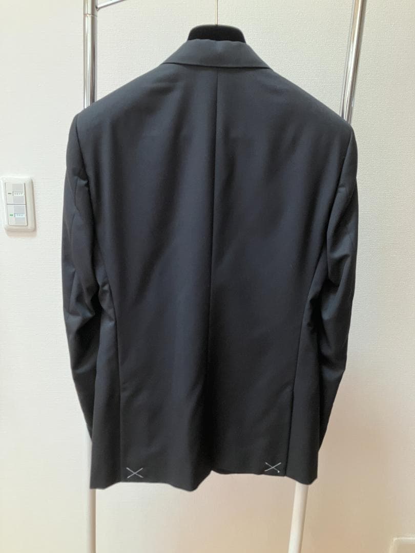 【未使用】結婚式に ブラックスーツ2Bセットアップ欧州購入