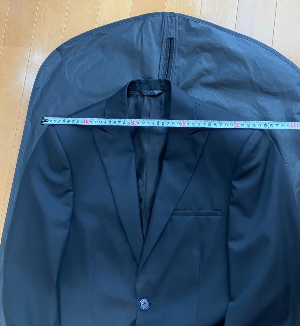 【未使用】結婚式に ブラックスーツ2Bセットアップ欧州購入