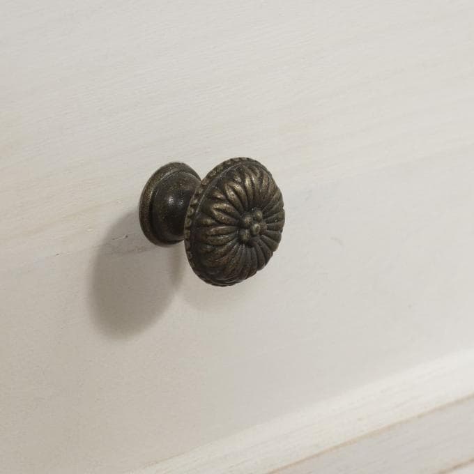 フォロー割【新品】アンティークホワイト　スリムチェスト シャビー