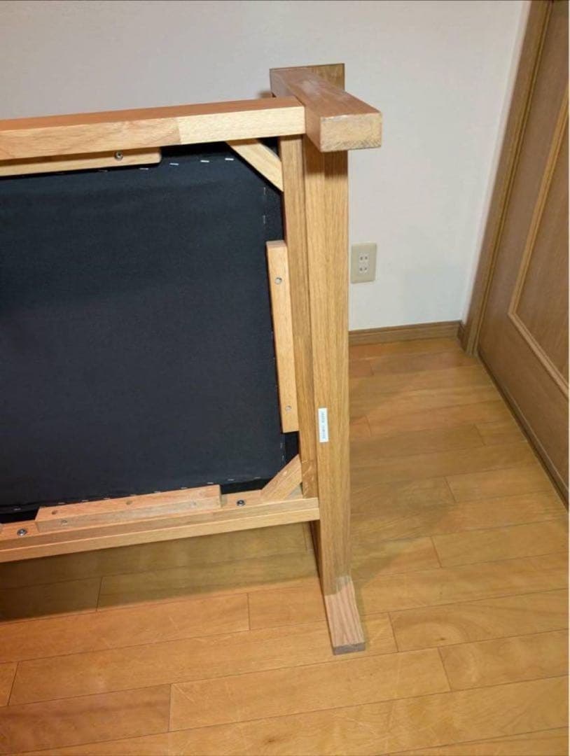 ■送料込■無印 MUJI 木製フレーム ソファ オーク材 2シーター 2人用椅子