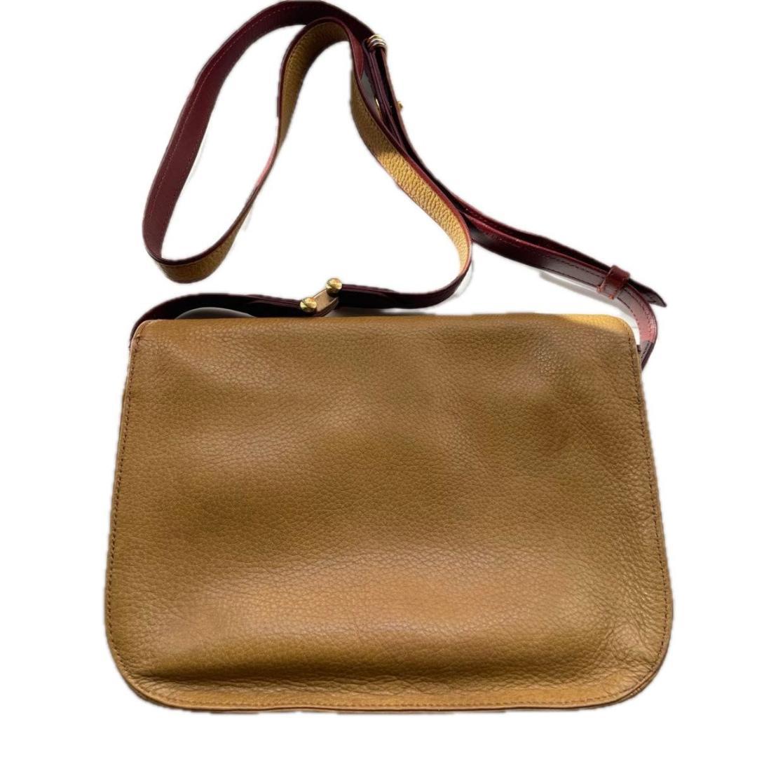 Cartier カルティエ　ショルダーバッグ レザー 斜め掛け　ヴィンテージ