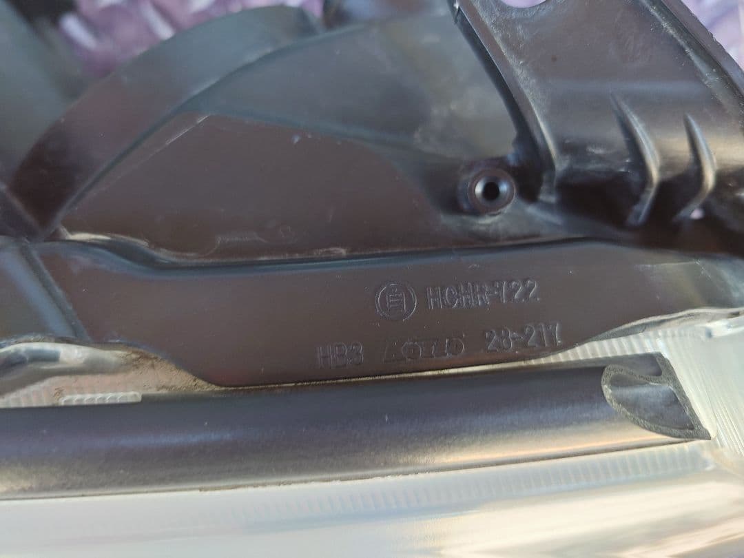 エスティマ 中期 3型 純正 インナーブラック　ヘッドライト 右側　AFS無