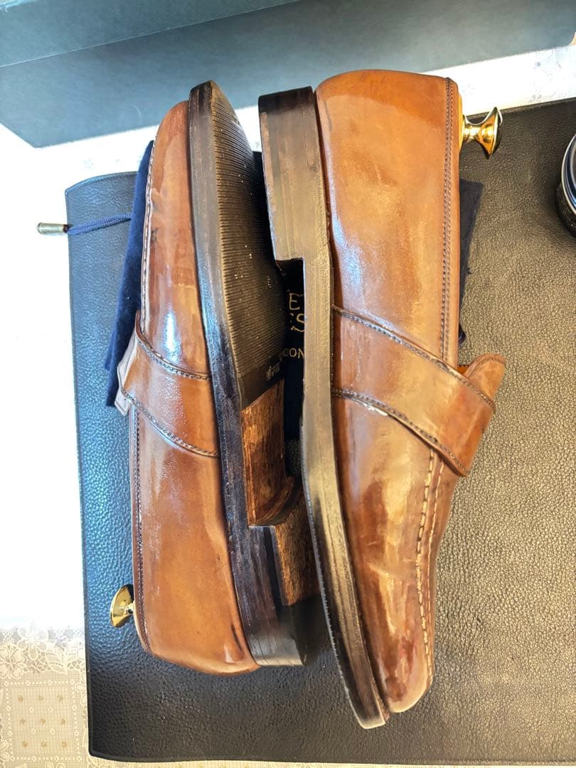 Ralph Lauren ラルフローレン(クロケット製) コードバン ローファー