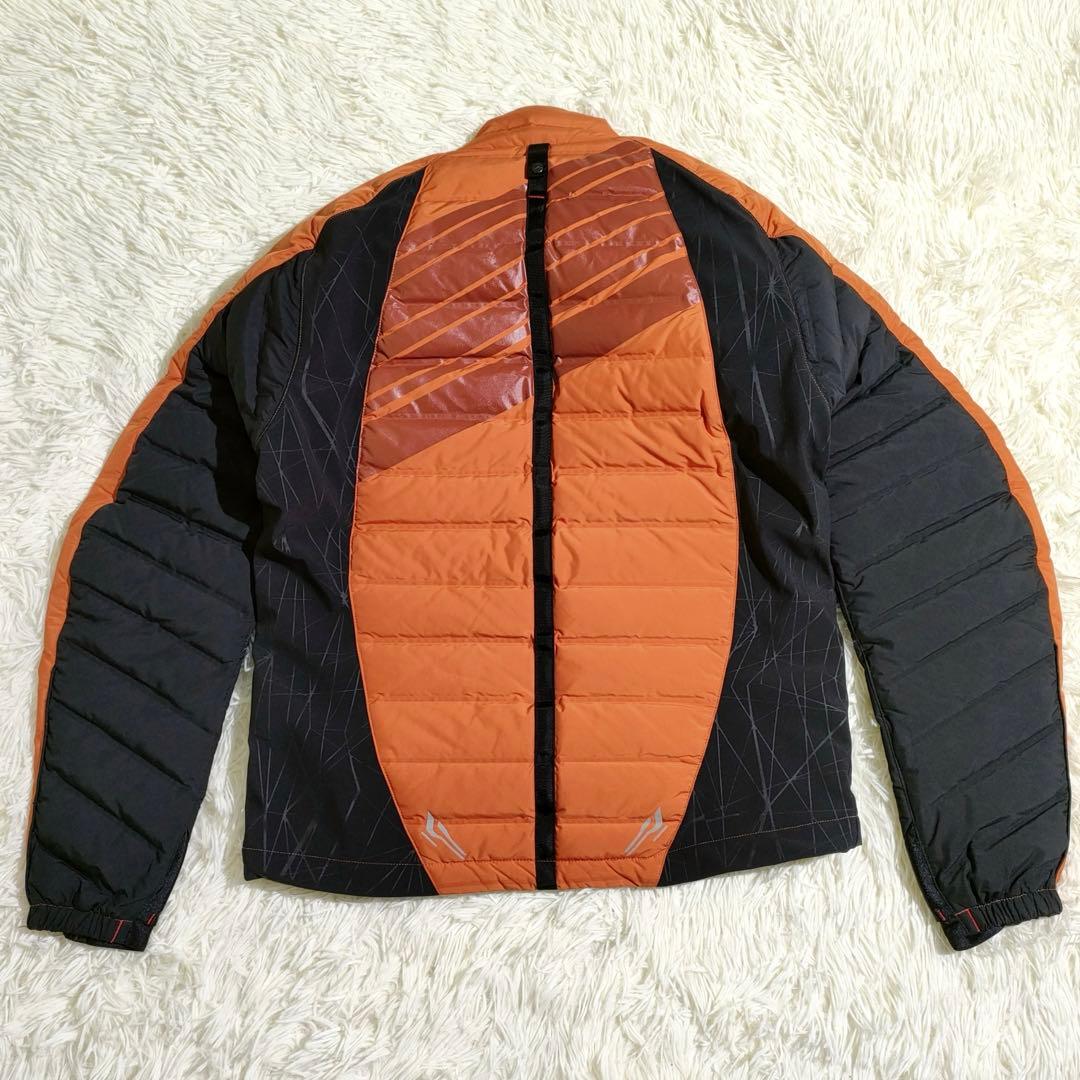 【極美品】クシタニ ホワイトグースダウンジャケット オレンジ Lサイズ