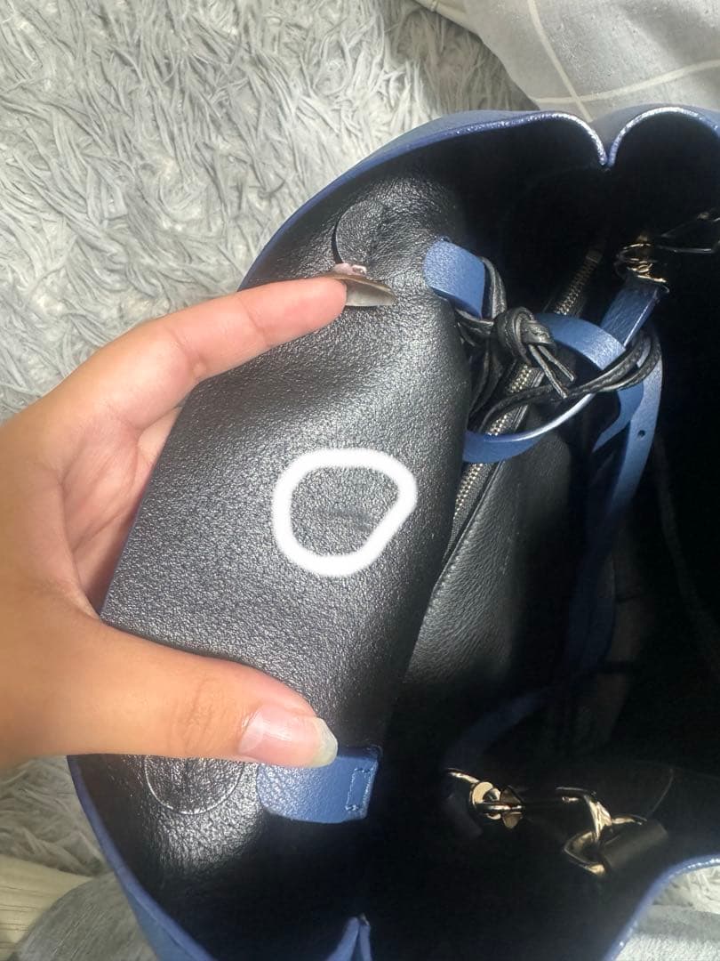 【正規品】BALENCIAGA ネイビー トートバッグ