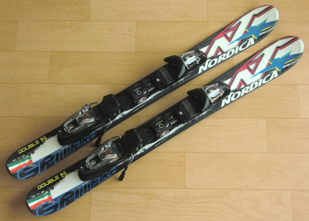 ■送料無料■ノルディカ■DOUBLE 5■ショートスキー■99cm■調整ビン■■