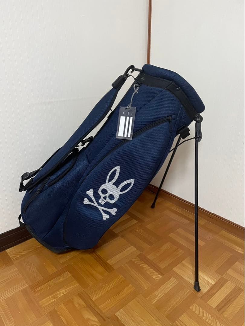 Psycho Bunny スタンド式キャディバッグ ネイビー