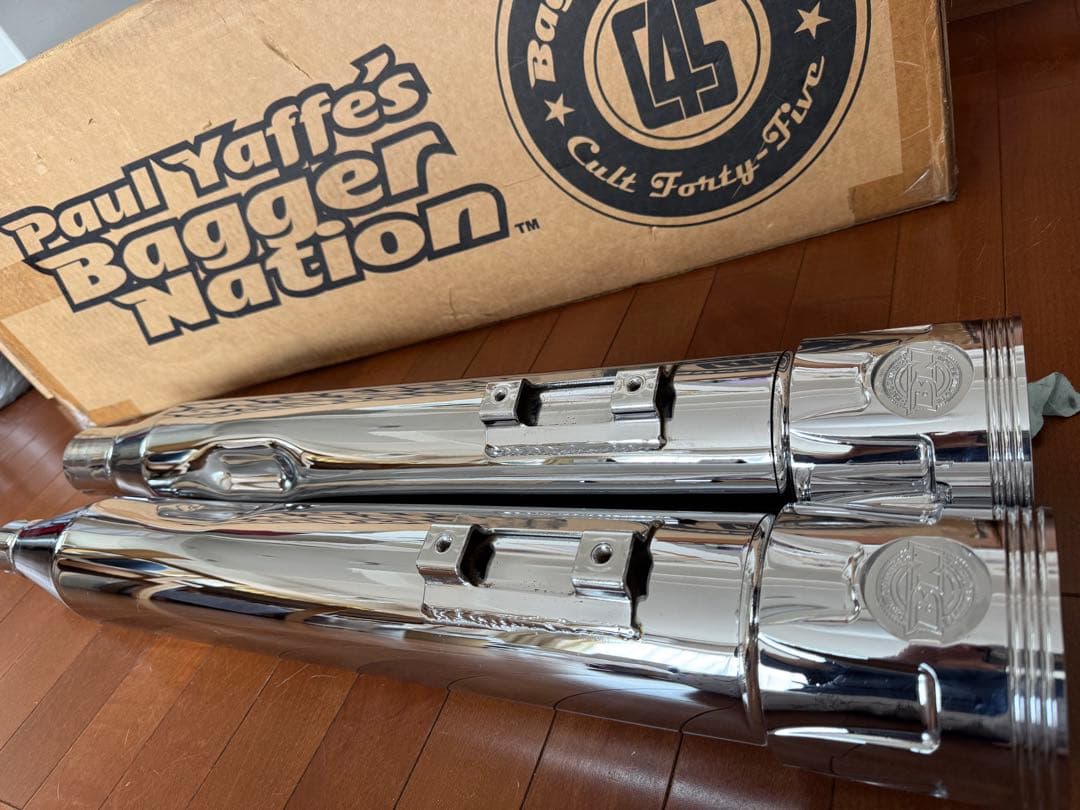 ハーレーダビッドソン スリップオンマフラー ポールヤフィ