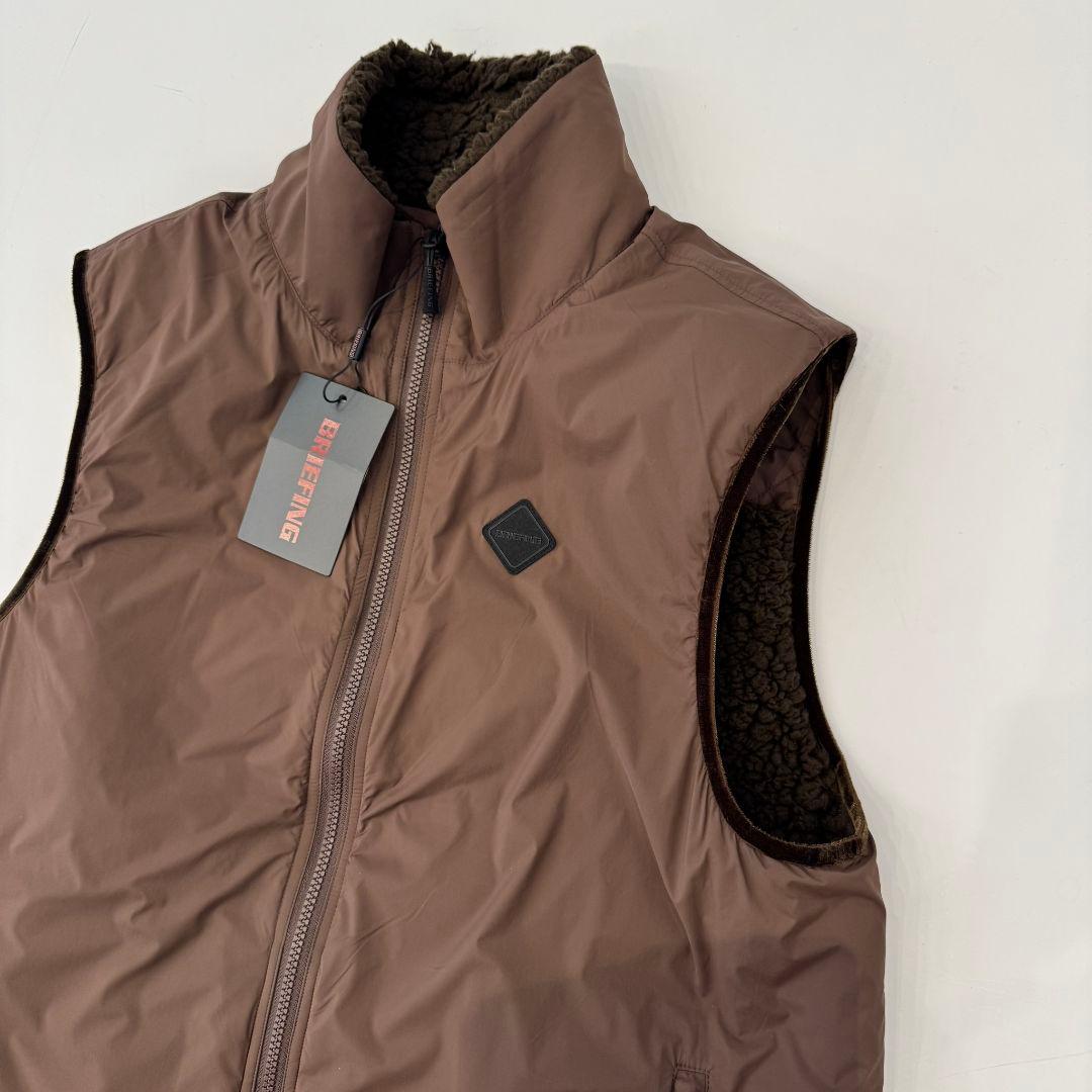 新品BRIEFING BOA QUILTED REVERSIBLE VEST