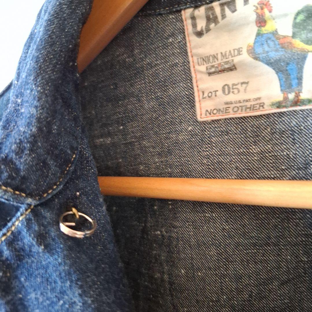 デニムカバーオールCANTBUS TEMキャントバステム デニムジャケット　36