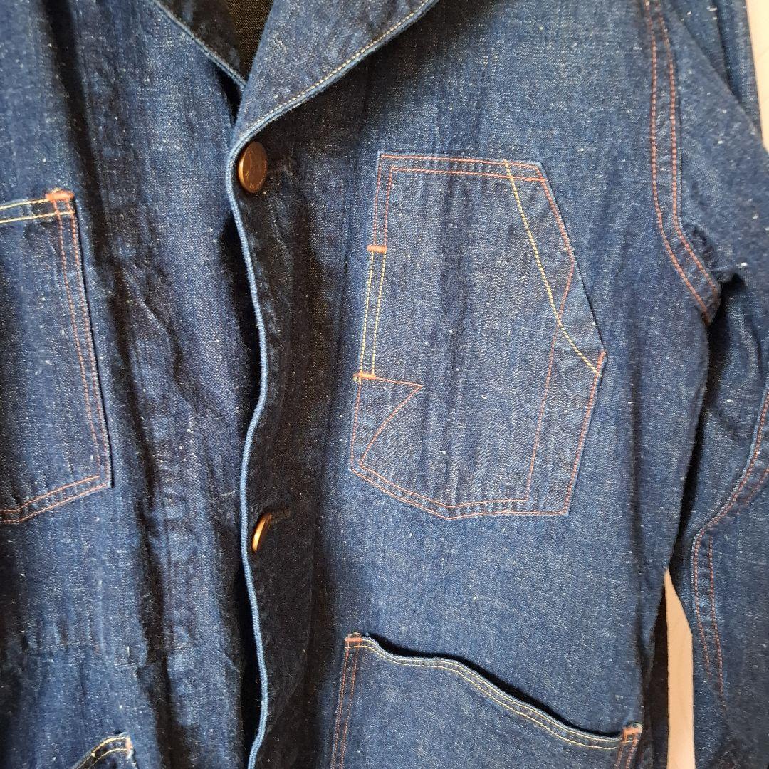 デニムカバーオールCANTBUS TEMキャントバステム デニムジャケット　36