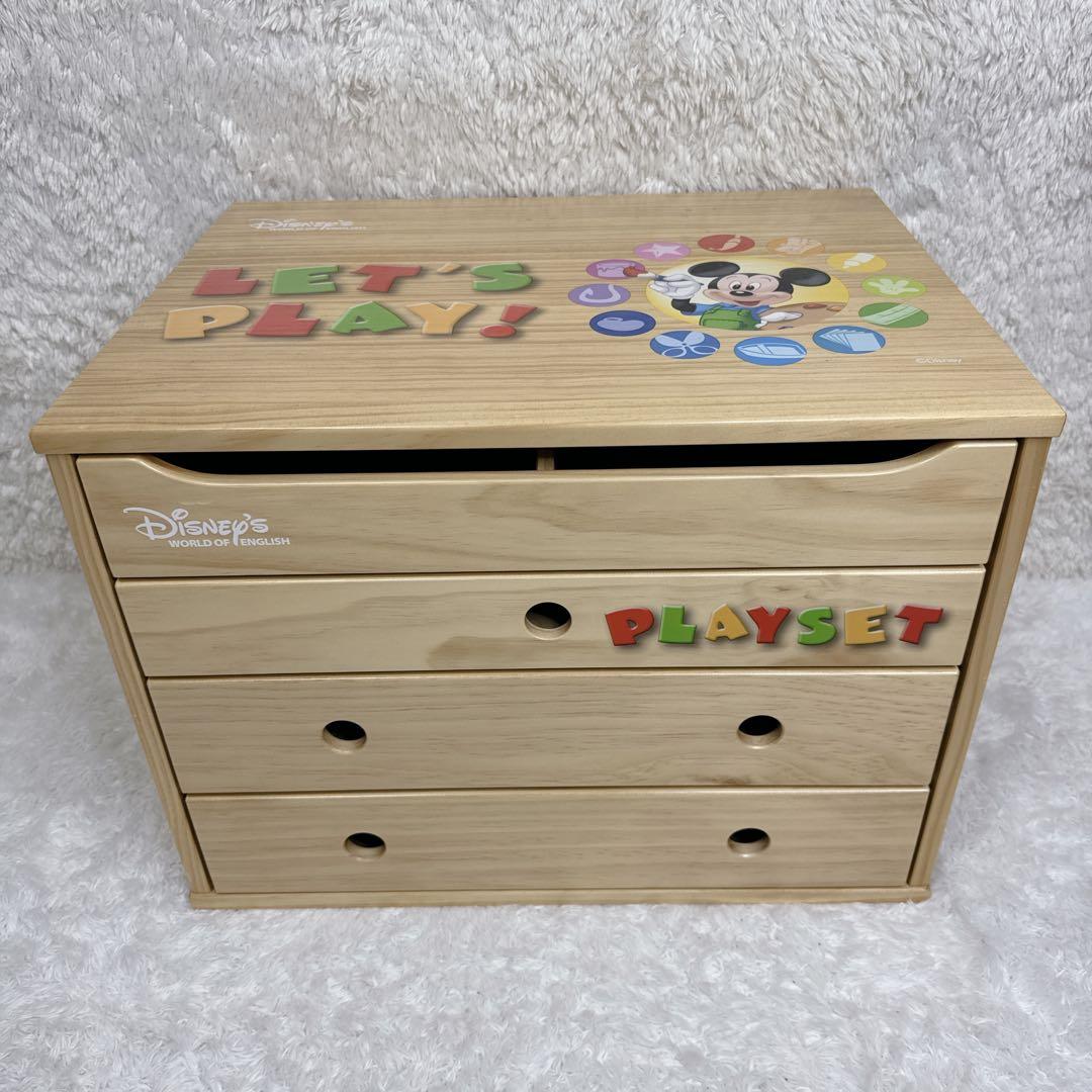 レッツプレイ DWE ディズニー英語システム プレイセット DVD 棚のみ