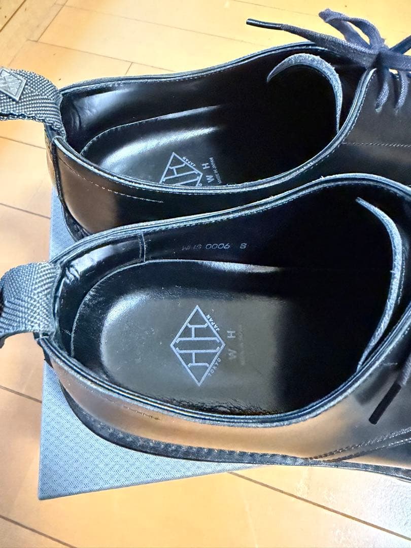 WH プレーントゥ　黒　干場スペシャル　サイズ8