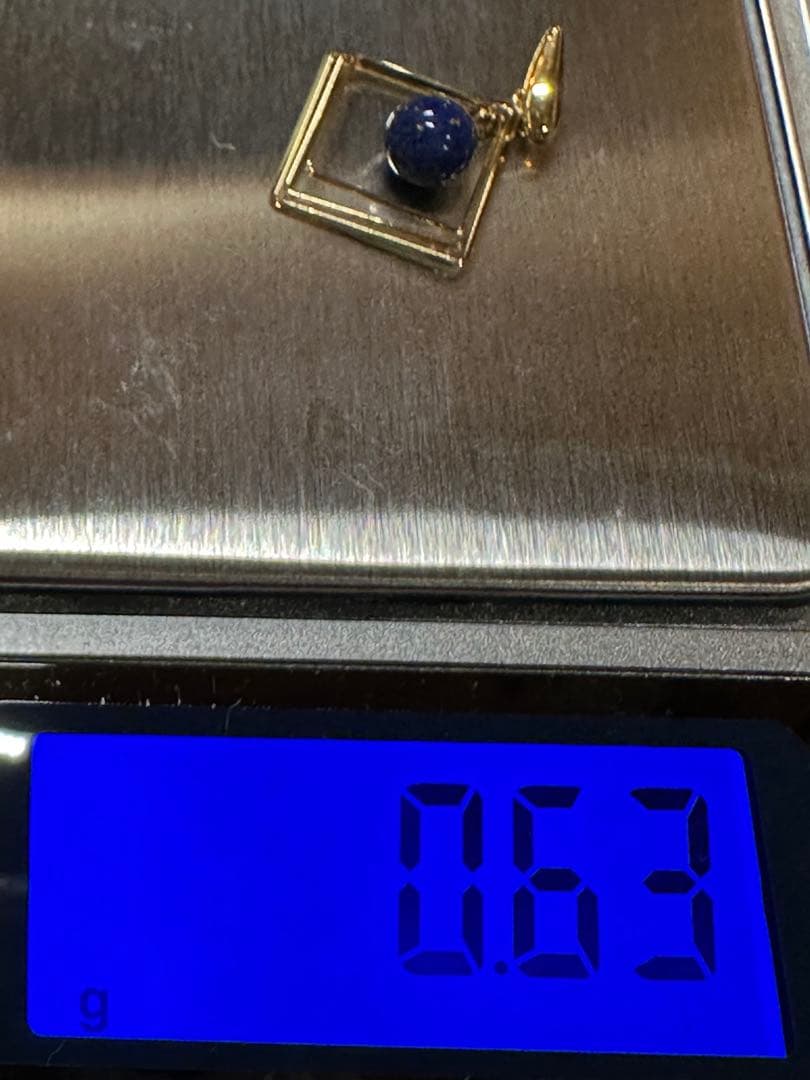 青*空様 K18 ラピスラズリペンダントトップ