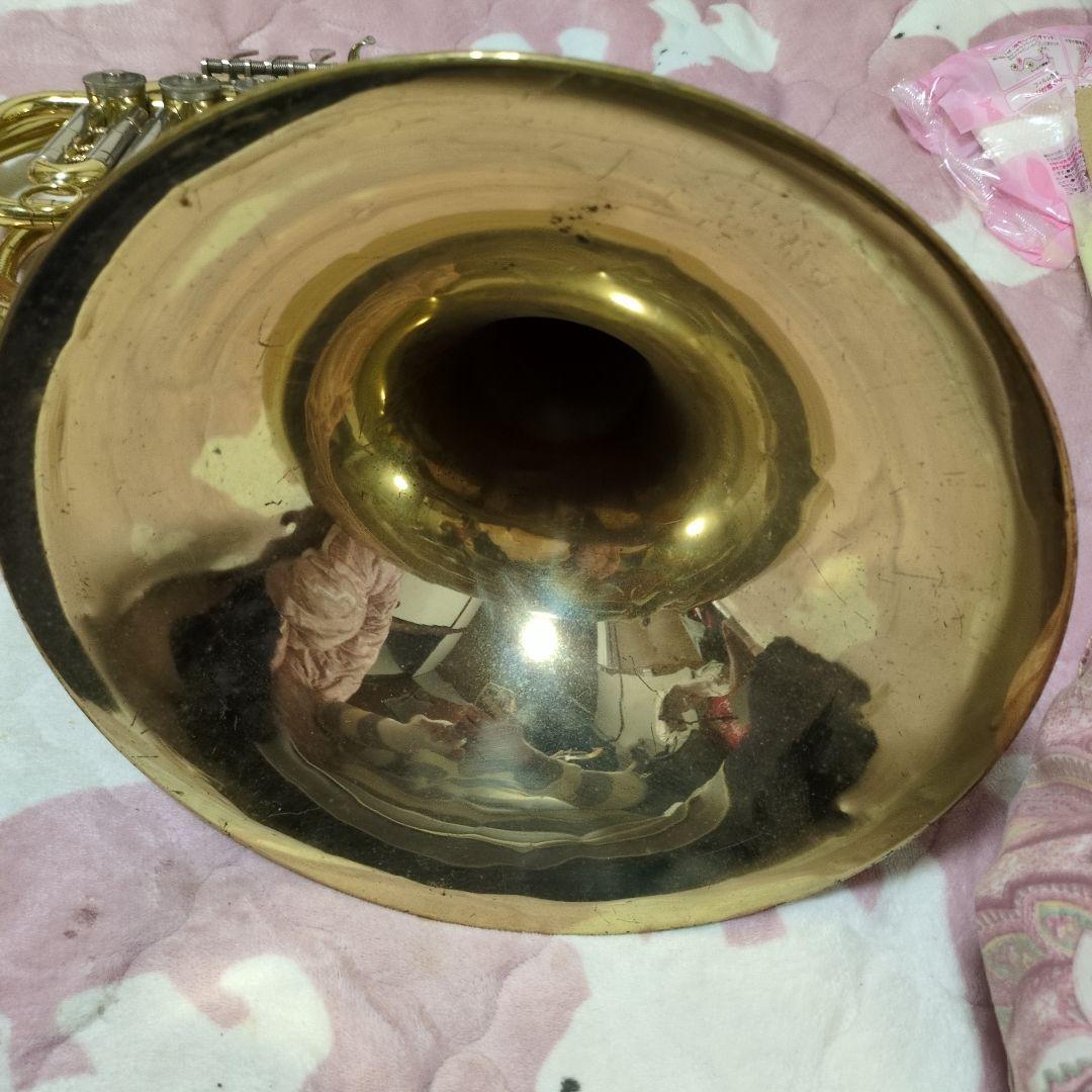 最*☆様 YAMAHA　YHR321フレンチホルン本体 4バルブ ゴールド本体の