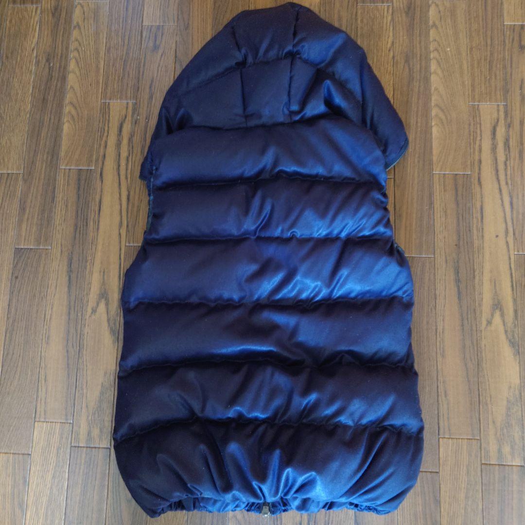 DUVETICA ネイビー フード付きダウンベスト サイズ40