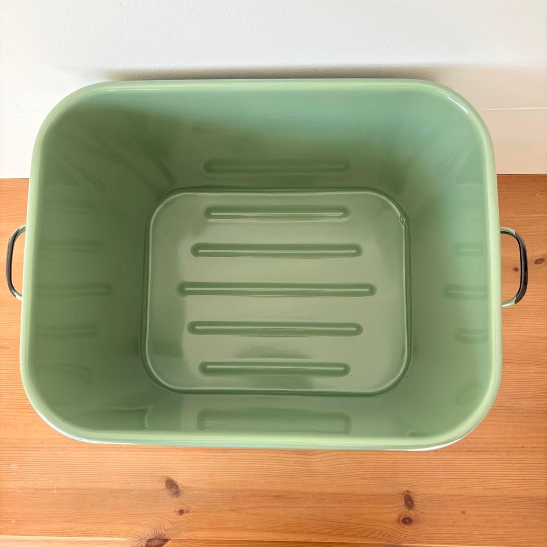 ブレッド缶 ホーロー レトロ アメリカンカントリー キッチン 収納 グリーン