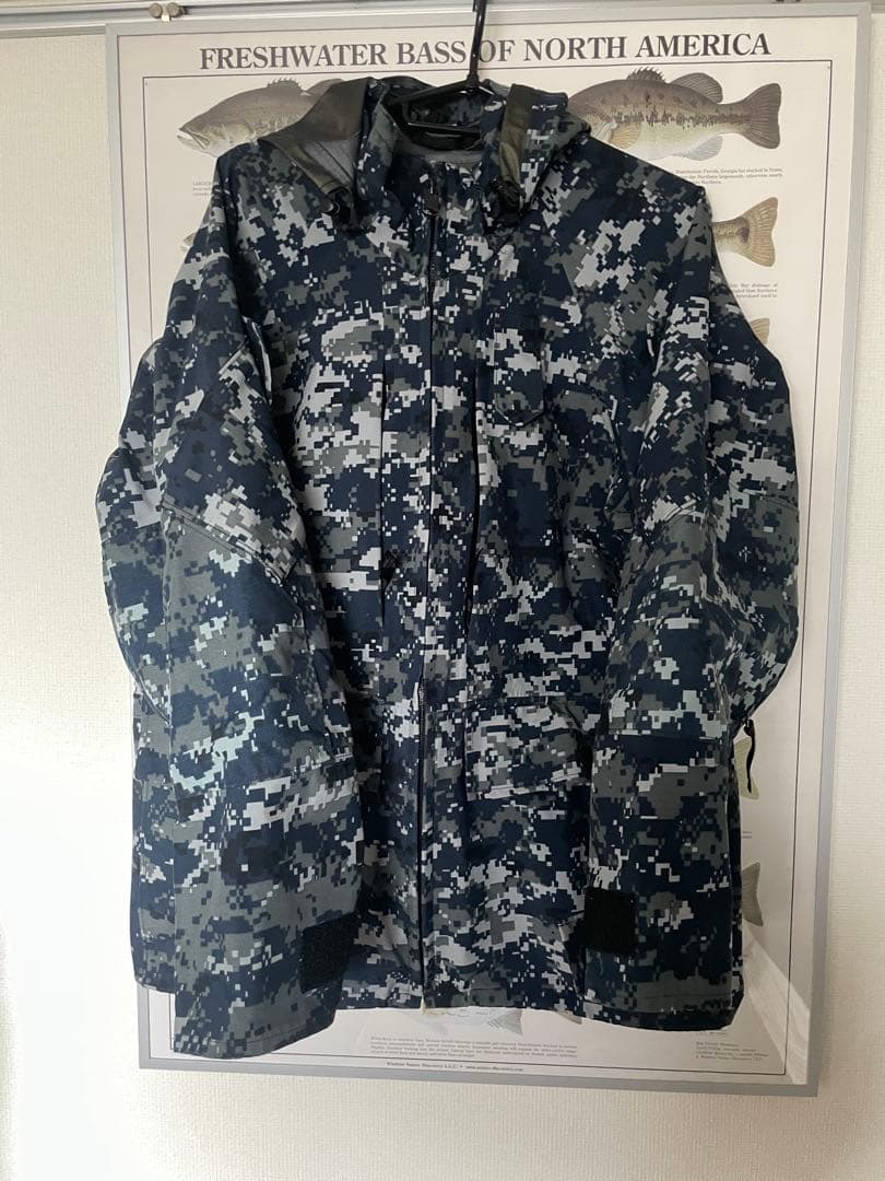 【US NAVY 実物】デジタルカモ ゴアテックスパーカー 米軍放出