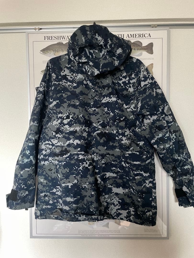 【US NAVY 実物】デジタルカモ ゴアテックスパーカー 米軍放出