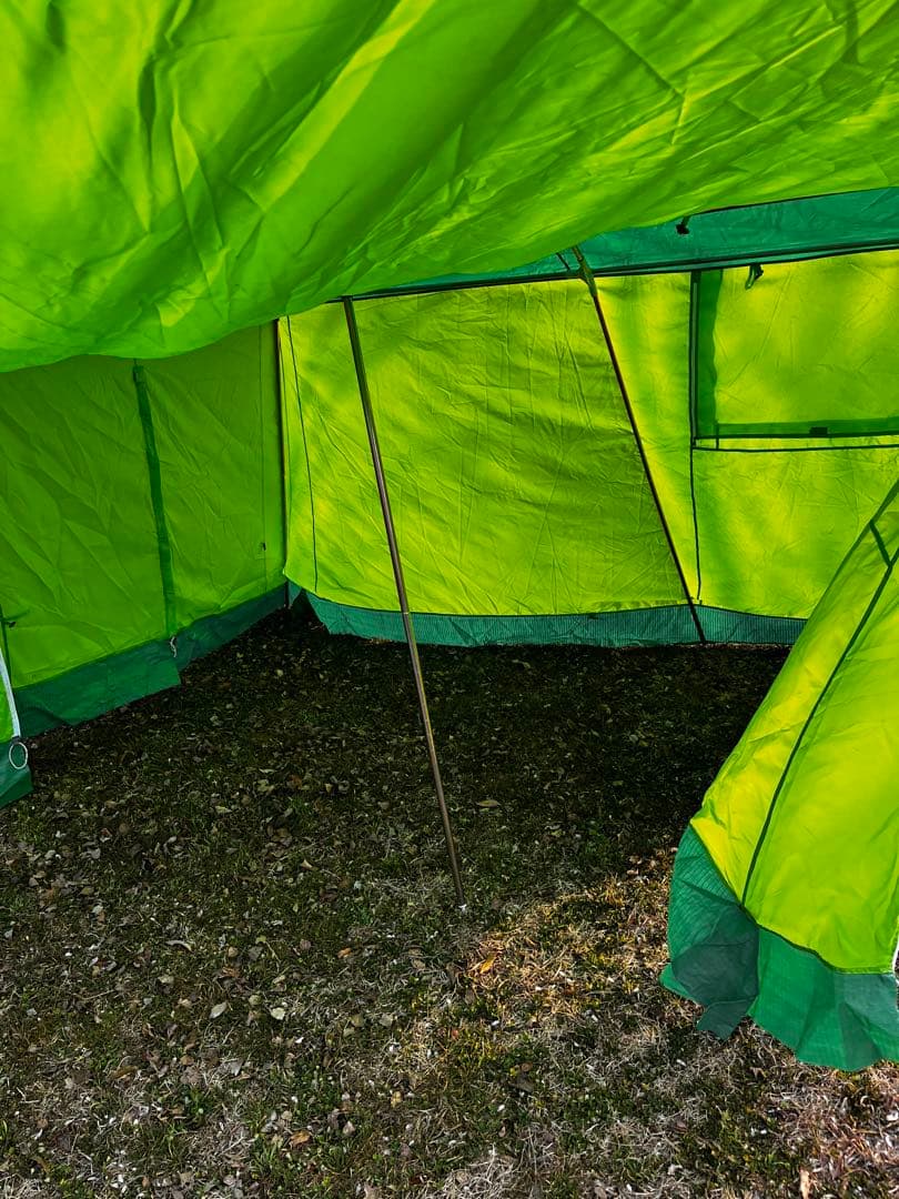 希少ロッジ型テント 大三工業株式会社(現ロゴス)コテージ E-493 2ルーム