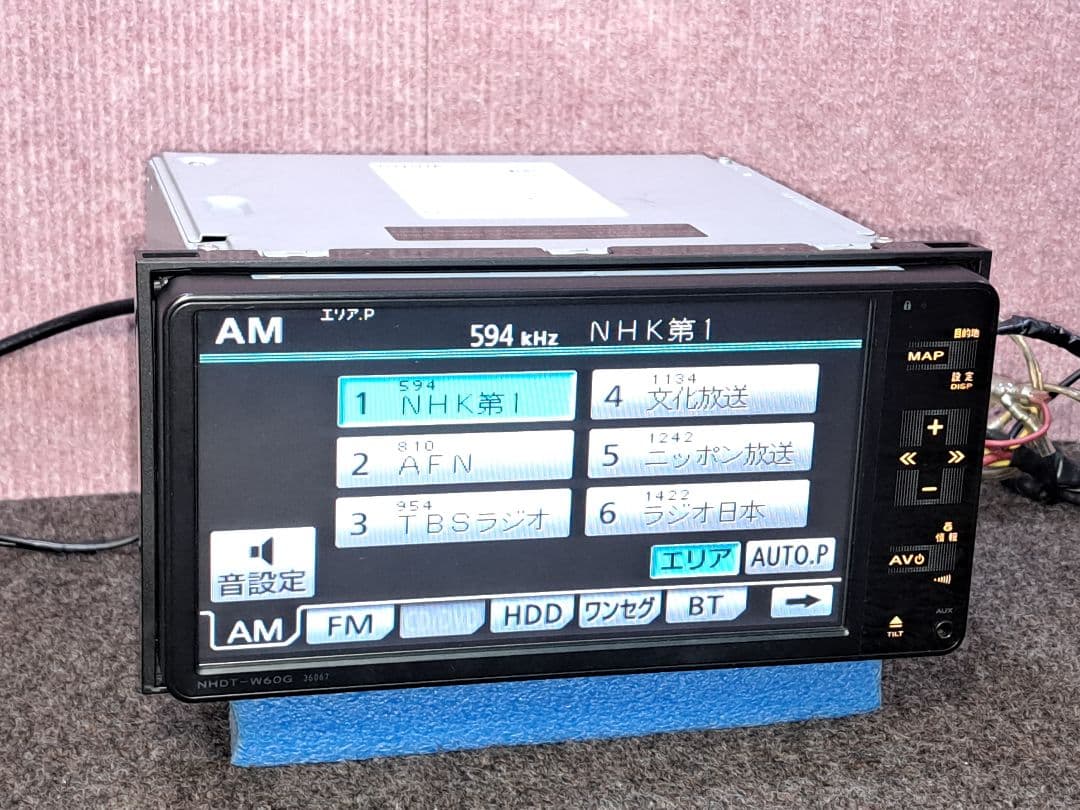 2020年版地図★トヨタ純正 NHDT-W60G BT対応・ワンセグ★動作良好