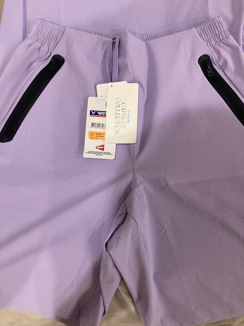 【日本未発売・1点限り】 VICTOR CAPSULE パープルセット　L/M