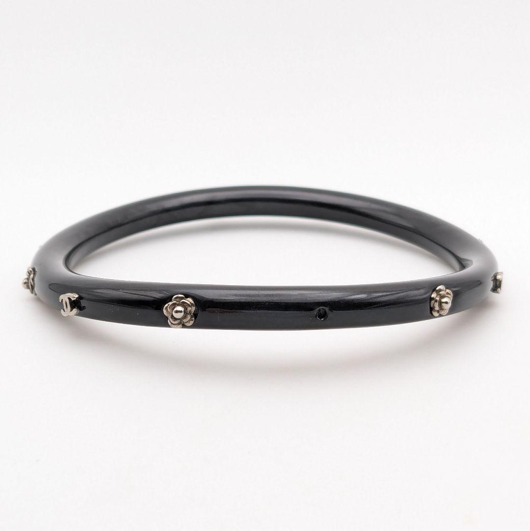 シャネル CHANEL ココマーク カメリア バングル ブレスレット